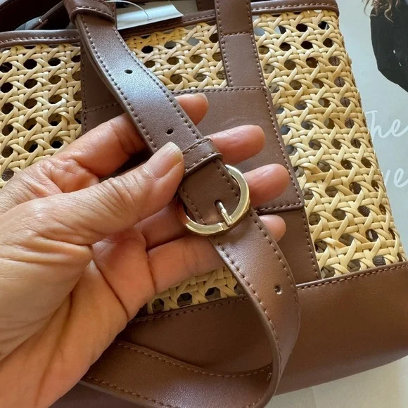 J crew Brown and Tan Mini Tote Bag - Picture 5 of 5